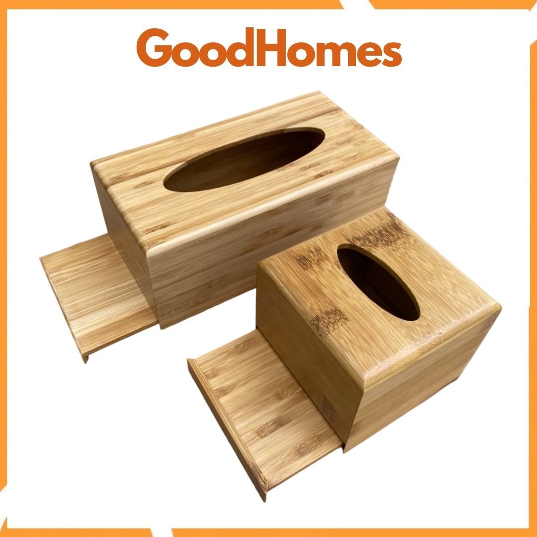 Hộp đựng giấy ăn gỗ tre cao cấp _ TISBOX