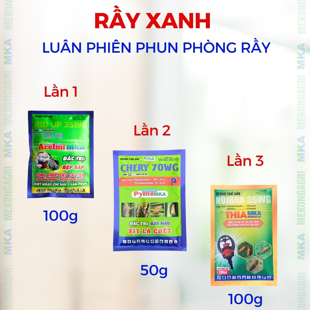 Siêu diệt rầy xanh MKA bộ đôi luân phiên không kháng thuốc - QLRMkA