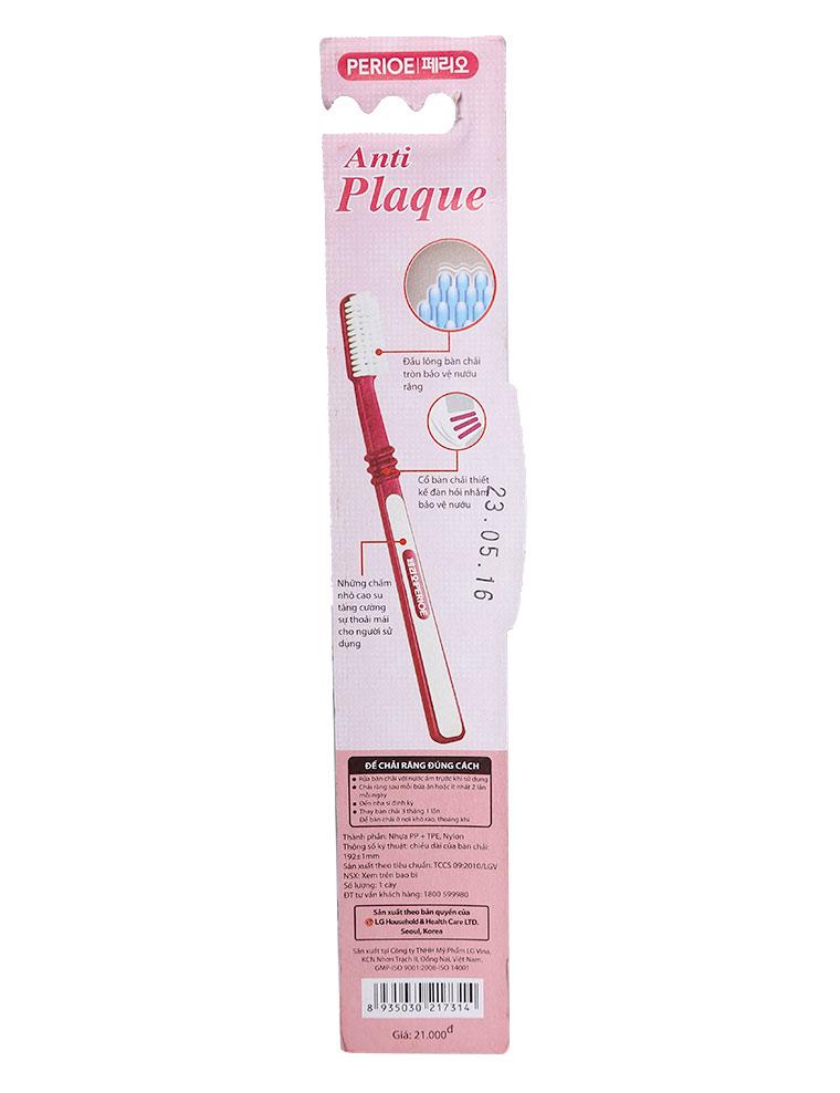 Bàn Chải Đánh Răng Perioe Anti Plaque - Bao bì mới