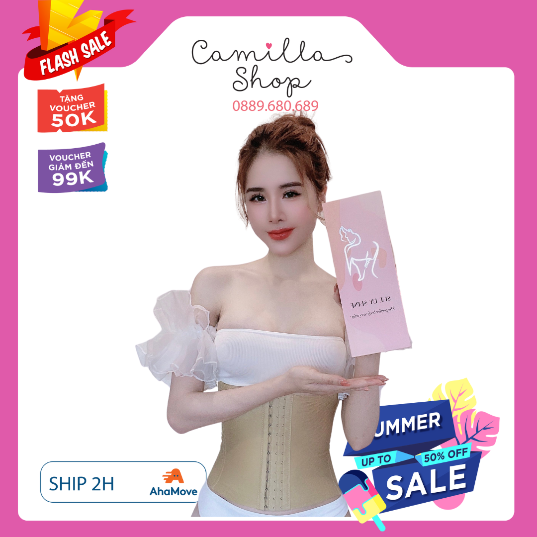 Đai nịt bụng định hình giúp eo thon She By Sline