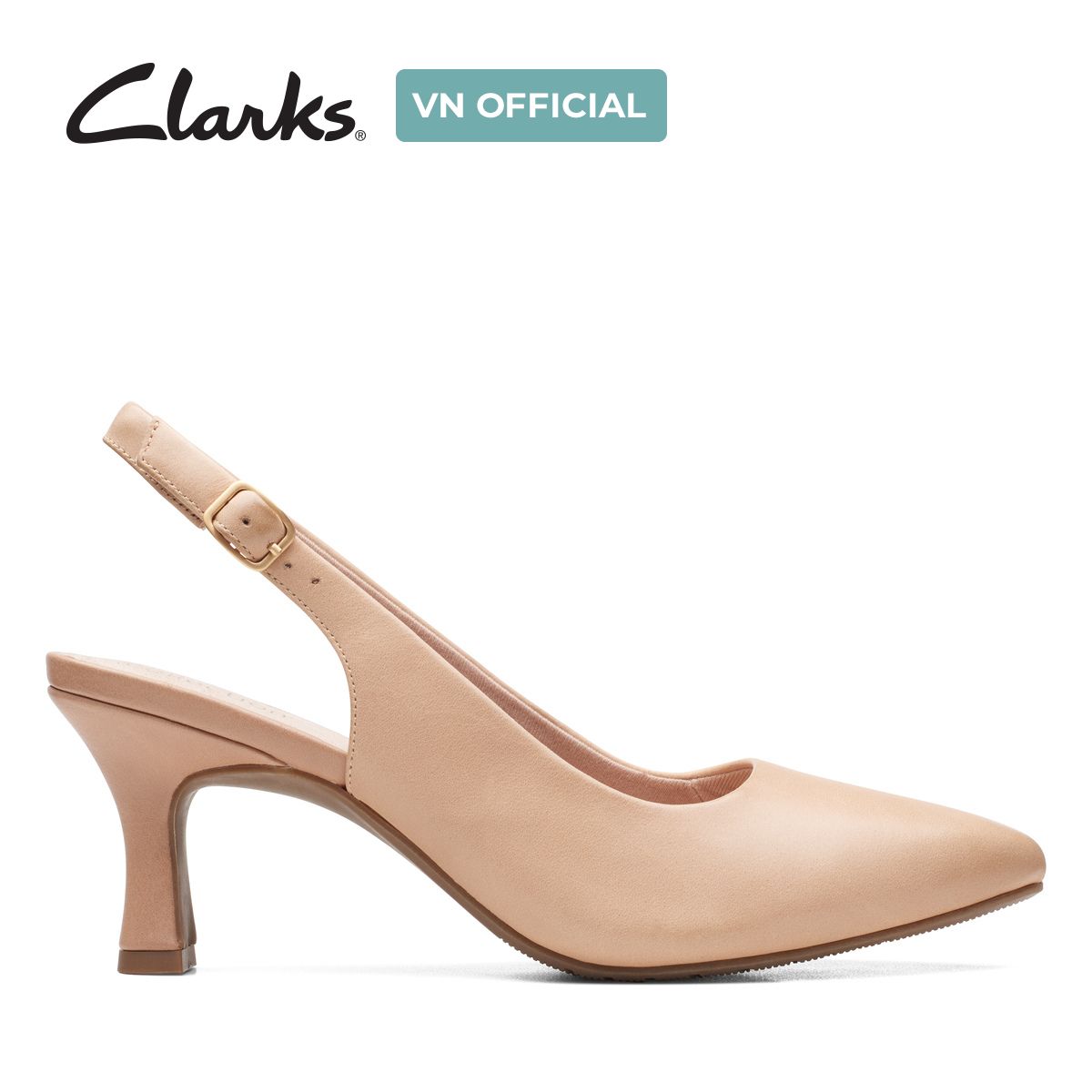 Giày Cao Gót 7cm Da Nữ Clarks - Kataleyna Step