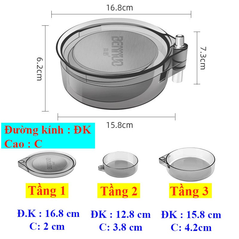 Khay Đựng Mồi Dùng Câu Đài Câu Đơn Cực Tiện Lợi