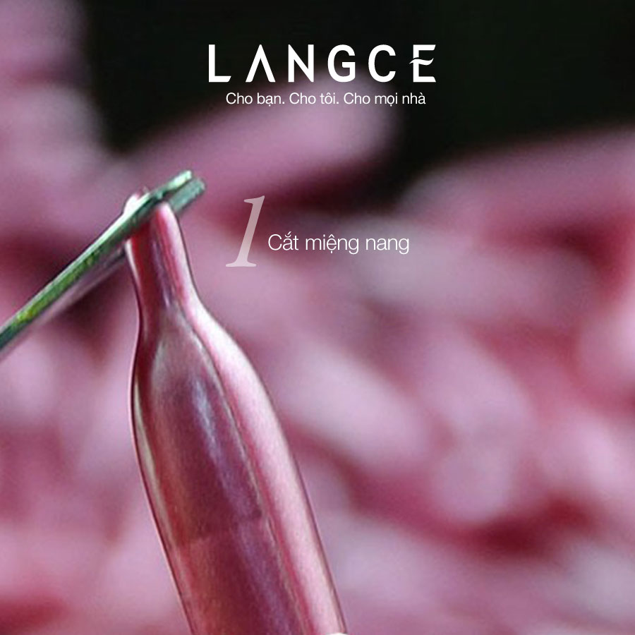 LANGCE SERUM COLLAGEN+ ĐẸP DA VIÊN NANG TÍM (2 VIÊN)