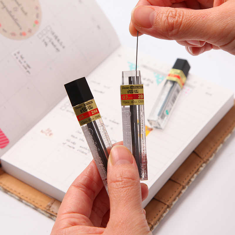 Ruột Chì Kim Pentel C505 2B nét 0.5mm (12 ngòi x 60mm)