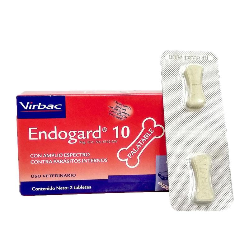Viên tẩy giun cho chó mèo Virbac Endogard 10 ( 1 viên)