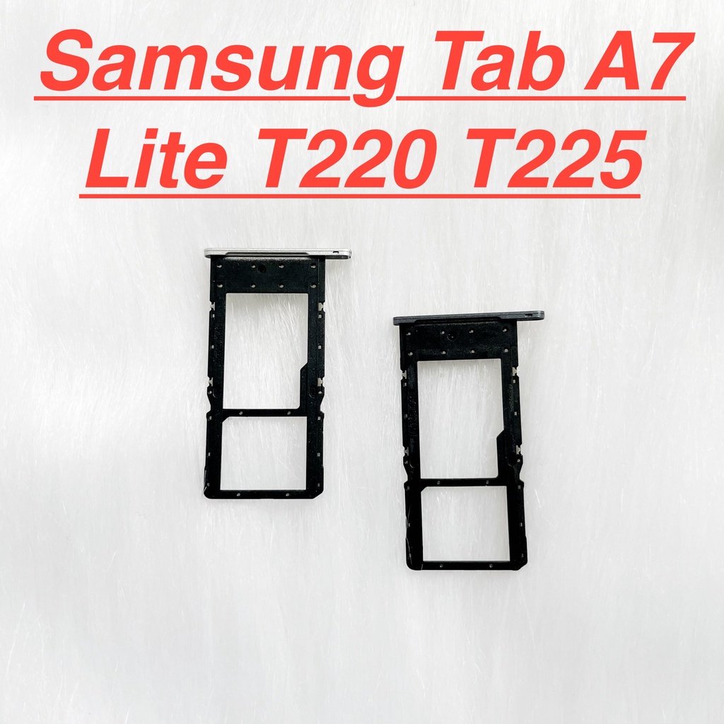 Khay đựng sim samsung tab a7 lite t220 t225 khay chứa thẻ nhớ ổ sim linh kiện thay thế