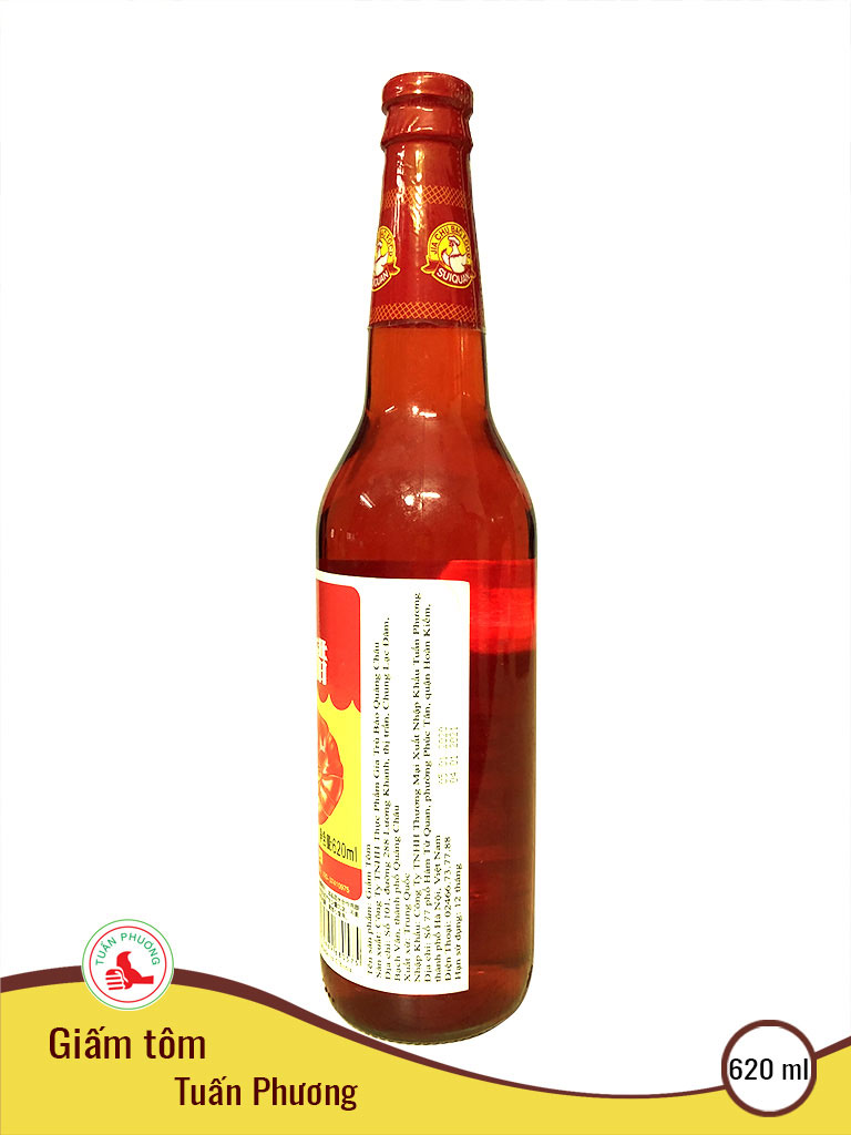 Dấm Tôm ( Dấm Hồng ) 620ml ( Chai )