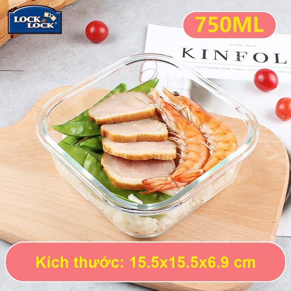 [HCM]Combo 2 hộp Thủy Tinh Lock&Lock  LLG224 750ML