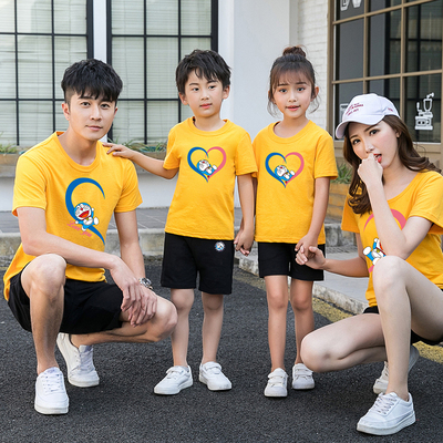 Áo thun gia đình | đồ gia đình mẫu mới | doreamon | size 5-90kg |