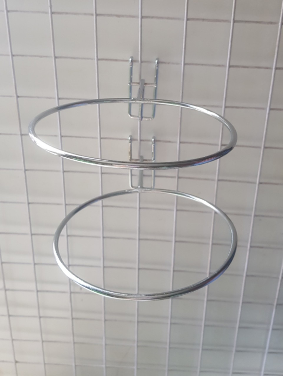 Móc treo đỡ bóng cài lưới 10cm*15cm -sơn trắng