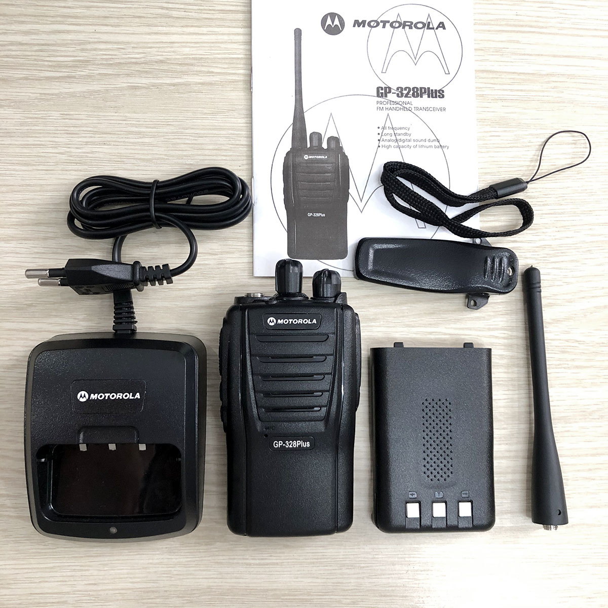 Two way radio Motorola gp-328plus version New Compact-imports