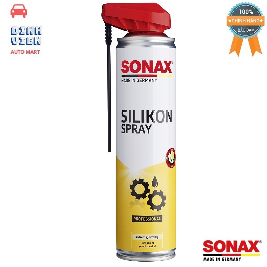 HCMChai Xịt Silicone Spray With EasySpray Sonax 348300 hợp chất tạo ra một