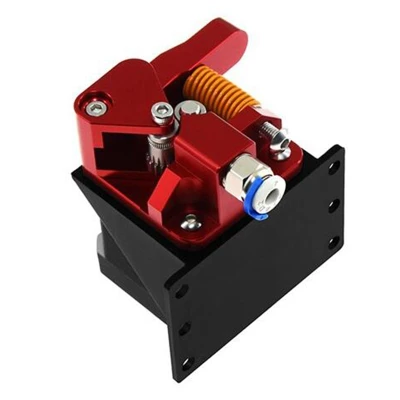 Cr10 Pro Aluminum Upgrade Dual Gear Extruder Kit for Cr10S Pro Reprap Prusa I3 1.75Mm Drive Feed Double Pulley Extruder