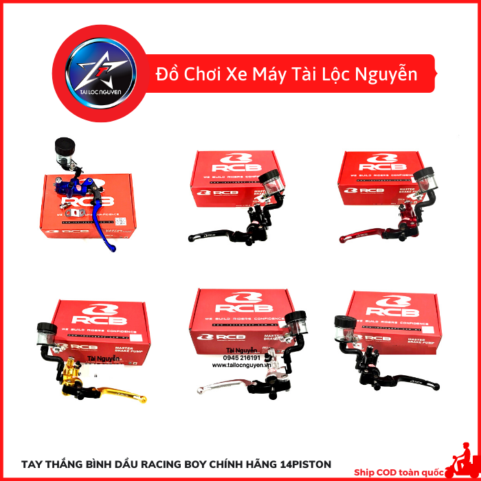 [HCM]TAY THẮNG RACING BOY BÌNH DẦU RỜI 14MM