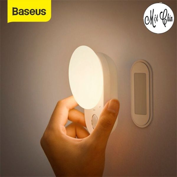 Đèn ngủ từ tính Baseus, đèn LED cảm ứng, cảm biến có thể tháo rời dùng cho phòng ngủ, phòng bếp, tủ quần áo,...