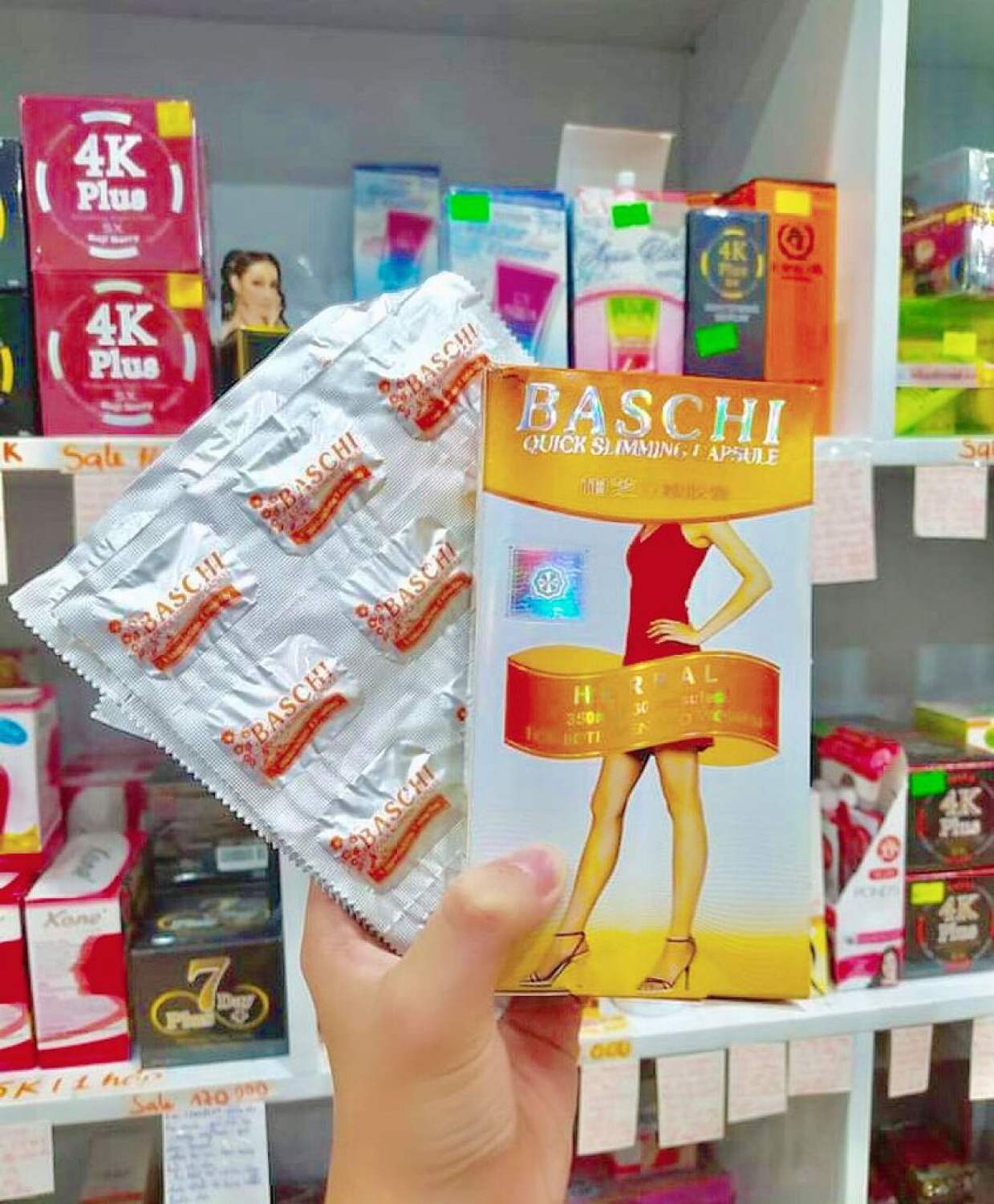 HÀ NỘI Viên uong giảm cân Bachi cam hộp giấy 30 viên hàng chuẩn