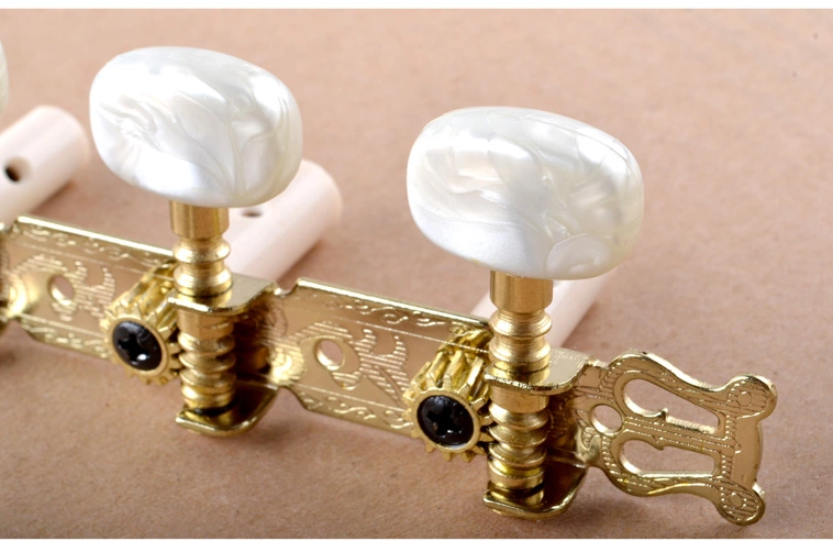 Khóa Đàn Guitar Classic loại tốt màu Vàng - Trắng PP-B02 Phân Phối Nhạc Cụ Phụ Kiện Chính Hãng SolG