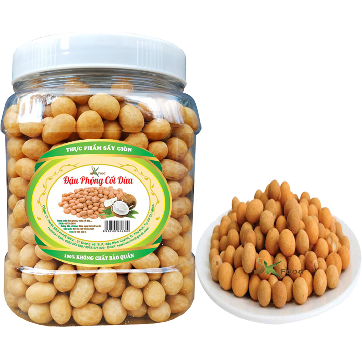 1kg đậu phộng cốt dừa hiệu sk food