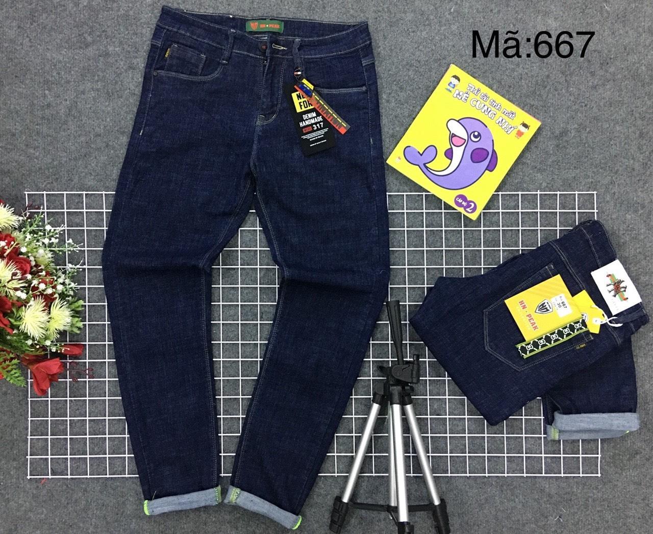 quần jeans nam thơi trang cá tính TRƠN JT002