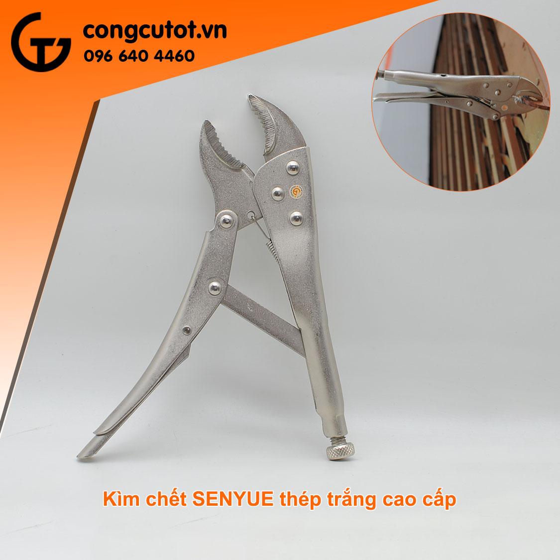 Bộ 2 chiếc kìm chết Senyue ( kìm chết trắng và kìm chết cán bọc nhựa )