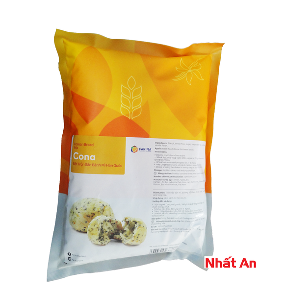[HCM]BỘT TRỘN SẴN BÁNH MÌ HÀN QUỐC CONA 1KG.
