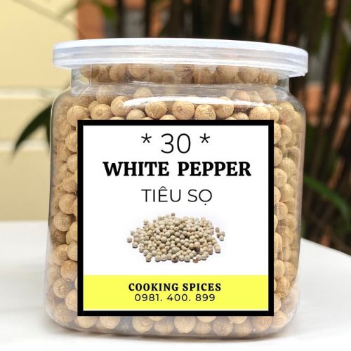 Tiêu Sọ ( White Pepper ) Hũ dùng tiện lợi