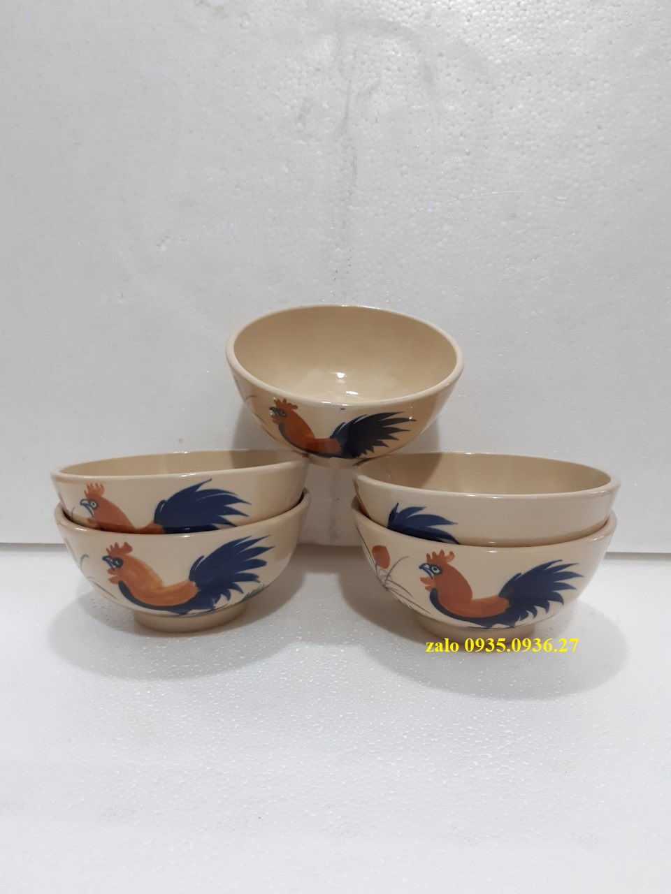 Chén cơm con gà 10 cái ( chén sứ bao đẹp)