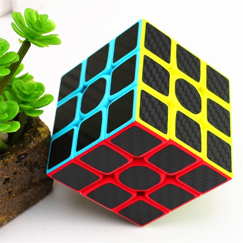 Rubik Carbon MoYu MeiLong 3x3 màu sắc đẹp, xoay mượt, êm