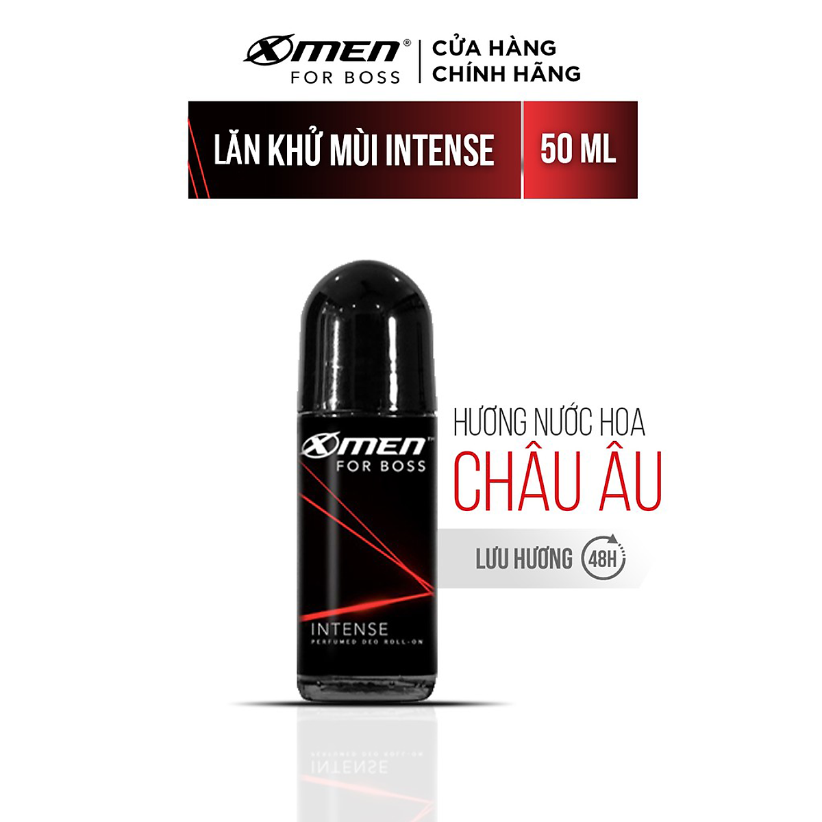 Lăn khử mùi nam X-Men For Boss Intense 50ml