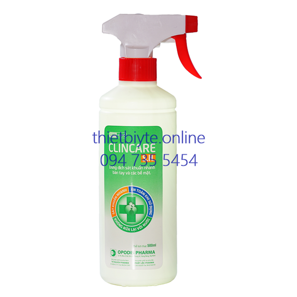 Dung dịch sát trùng bề mặt Clincare S.H (500ml)