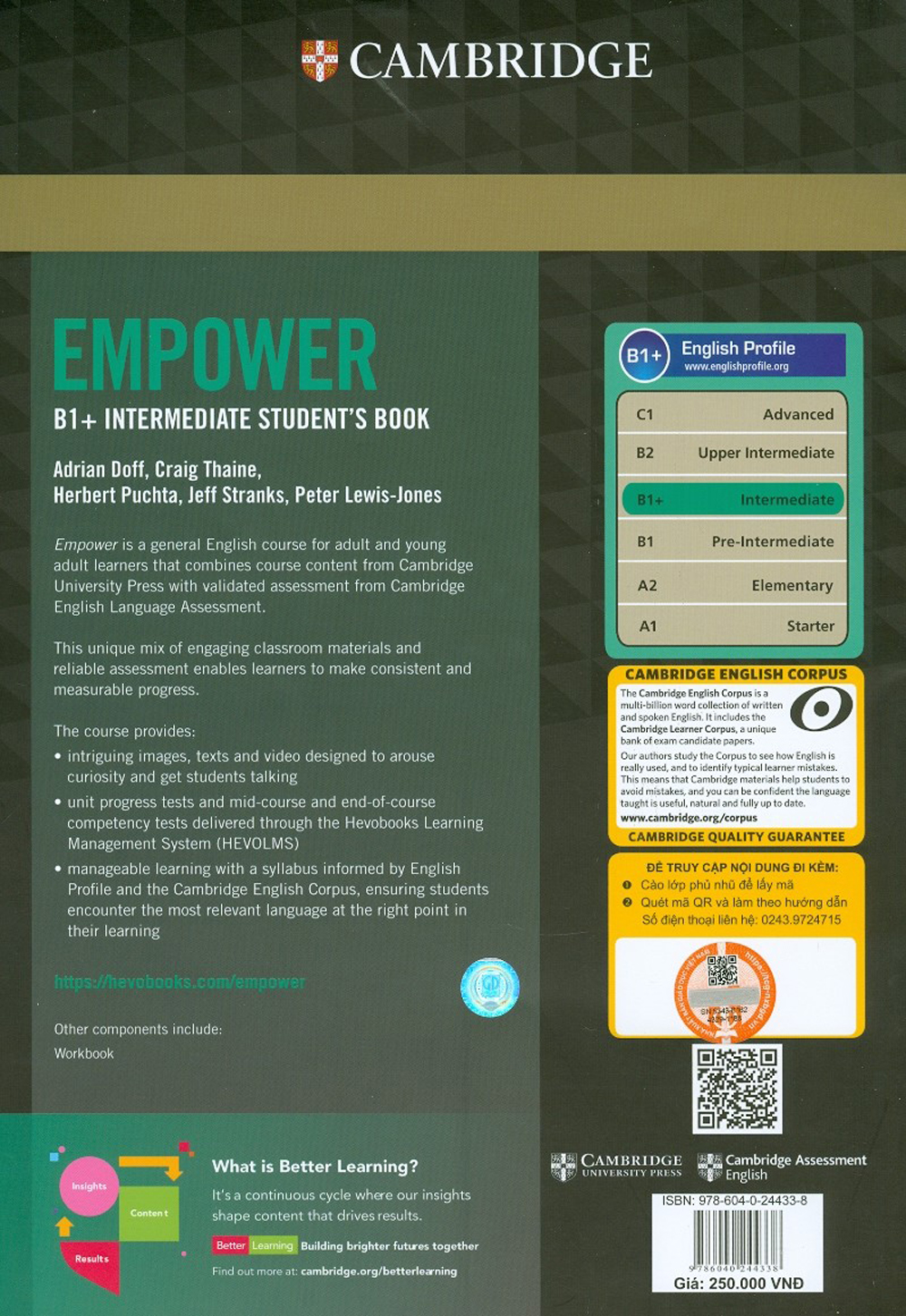 Empower Intermediate Student'S Book With Online Access: B1+