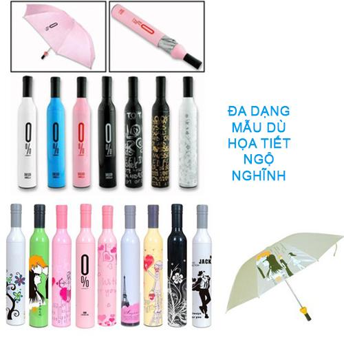 [HCM]Ô DÙ CHE XẾP GỌN HỌA TIẾT ĐỘC ĐÁO DỄ THƯƠNG