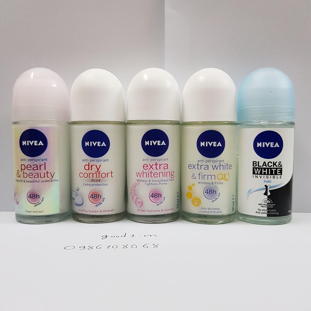 2 CHAI LĂN KHỬ MÙI NIVEA - 50ml/chai