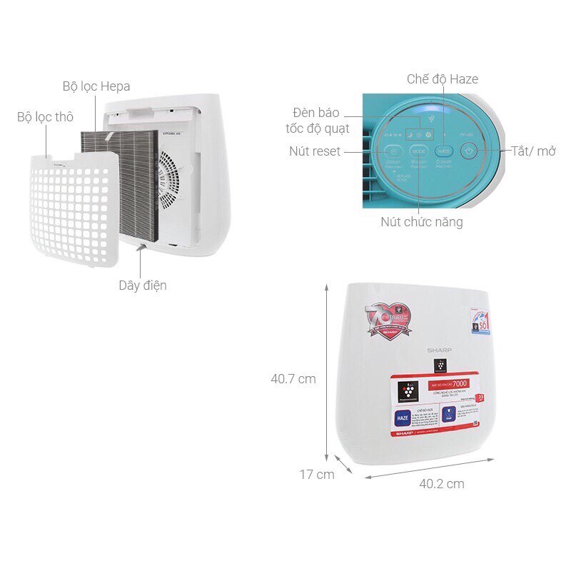 Màng lọc Hepa Sharp FU-A28EV-W