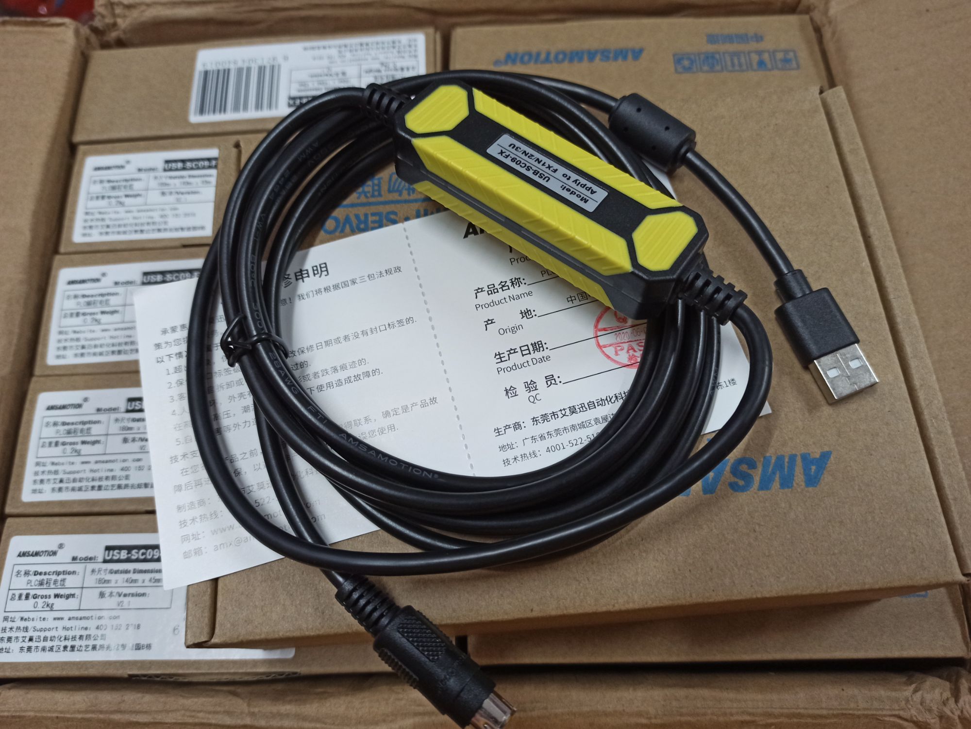 Cáp nạp chương trình PLC Mitsubishi USB-SC09