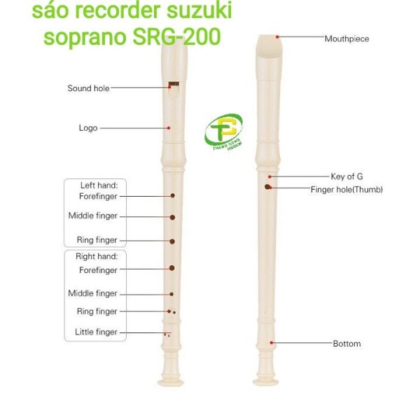 Sáo recorder suzuki soprano SRG-200 chính hãng | Nhạc Cụ Thành Công