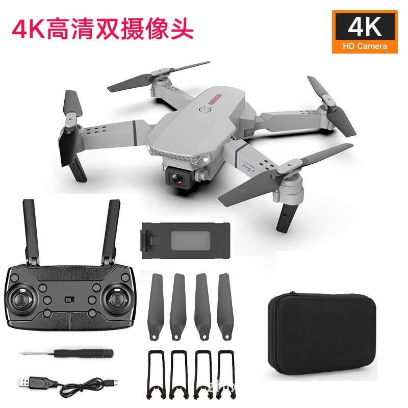 Flycam E88 Flaycam Máy Bay Điều Khiển Từ Xa 2 Camera