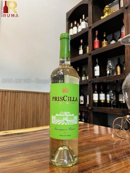 Vang Chile PrisCilla nhập khẩu - Nước Nho không qua chưng cất