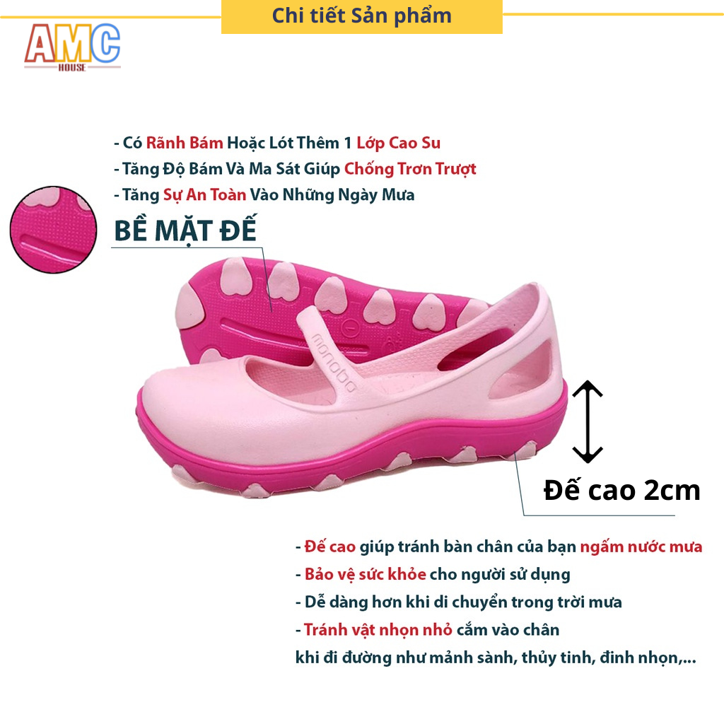 Giày nhựa Thái Lan đi mưa MONOBO - TAMMY