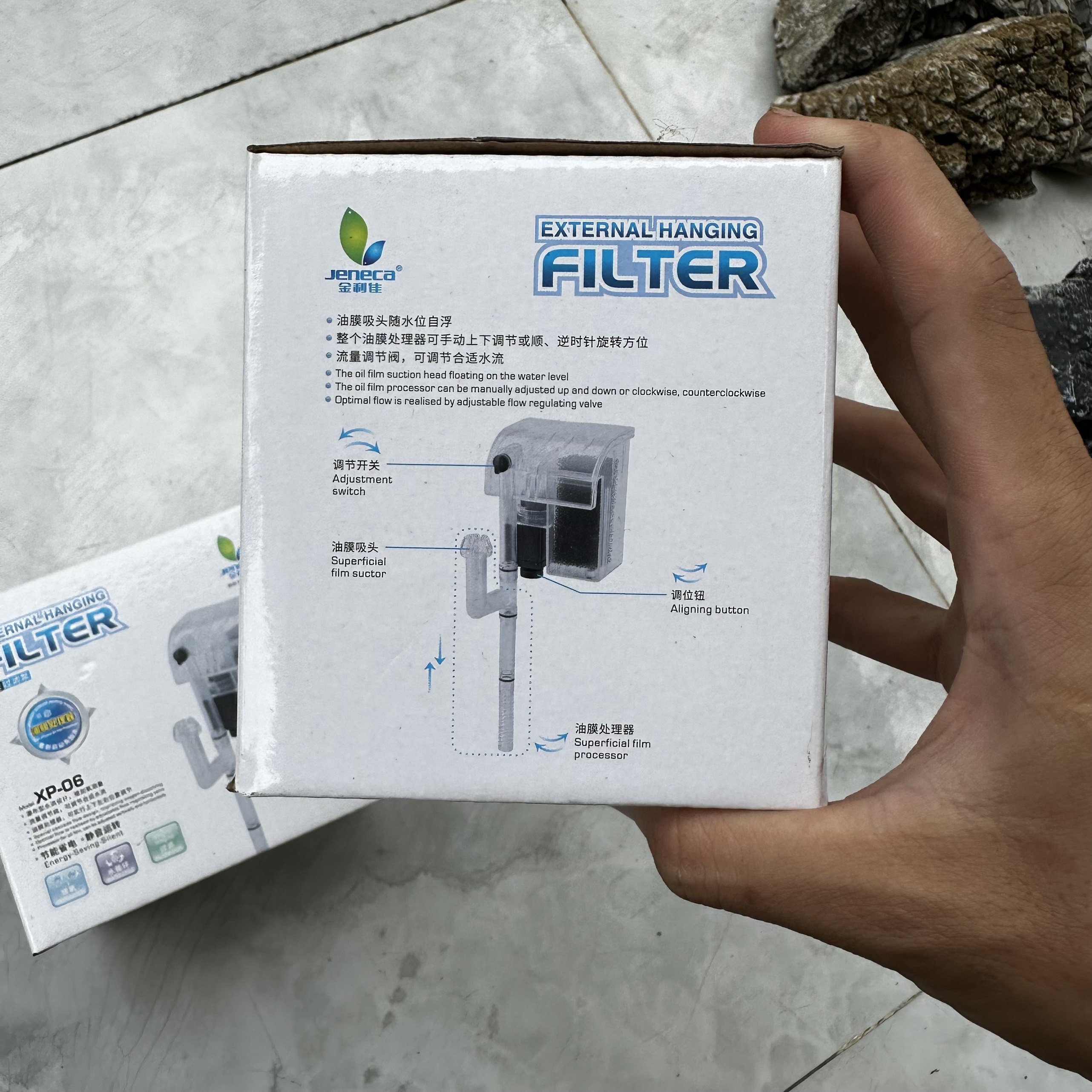 Lọc thác mini cho hồ cá cảnh thủy sinh XP06