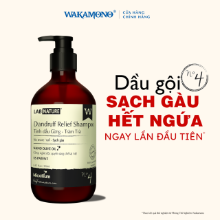 Dầu gội trị gàu Wakamono No.4 - công nghệ Nano Olive Oil - 250ml thumbnail