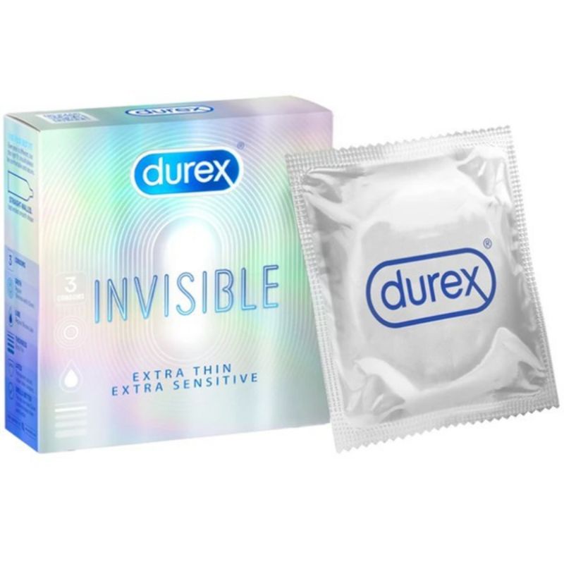 [SALE] Bao cao su Durex Invisible 3 bao