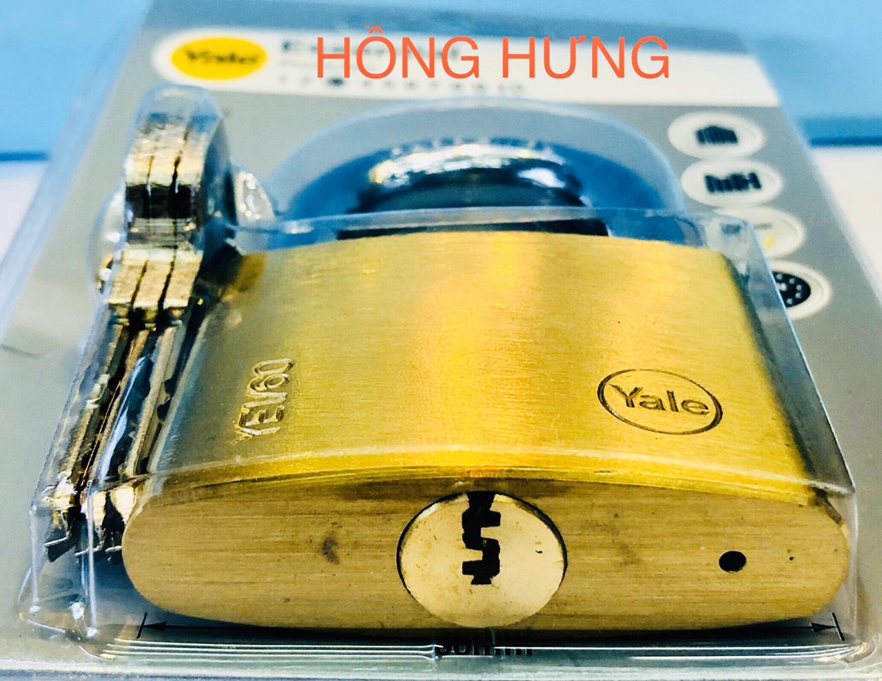 [HCM]KHÓA YALE YE1D/60 - 4 CHÌA ĐIỆN TỬ