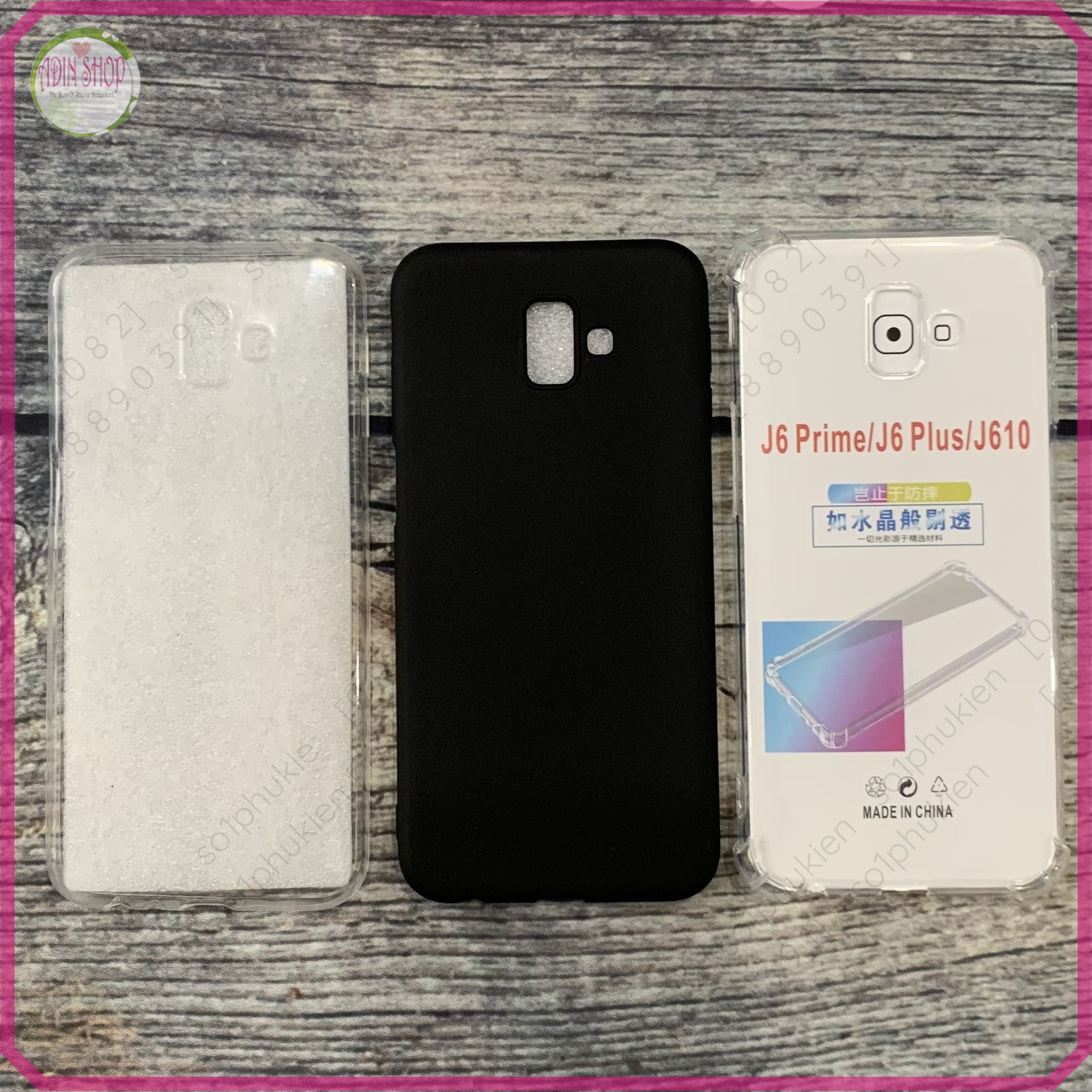Ốp lưng Samsung J6 Prime/ J610/ J6 Plus loại dẻo trong chống sốc và dẻo đen viền gồ ốp cao cấp, bền đẹp