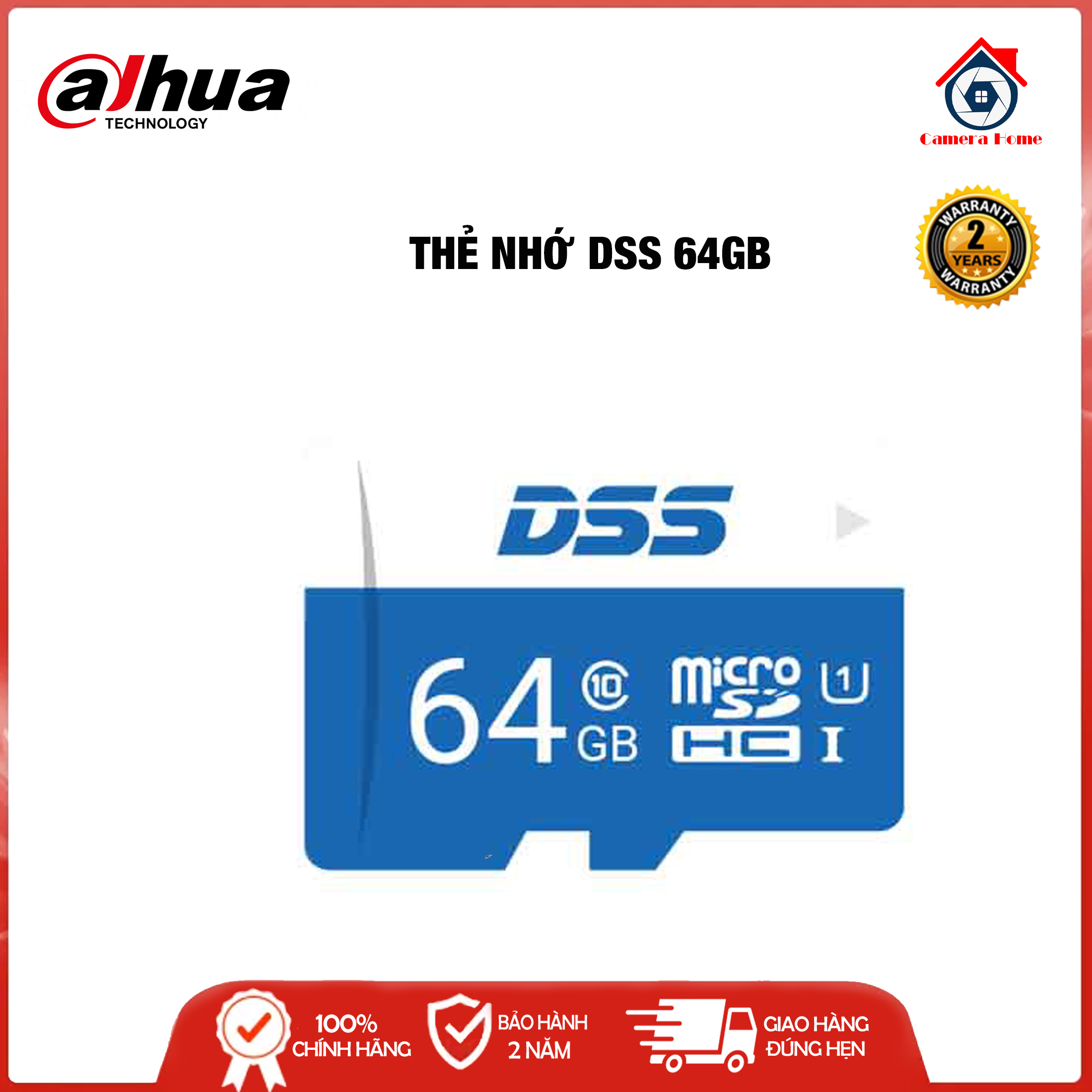 [HCM][BEST SELLER] Thẻ Nhớ MicroSD 64GB DSS Chính Hãng - Camera Home