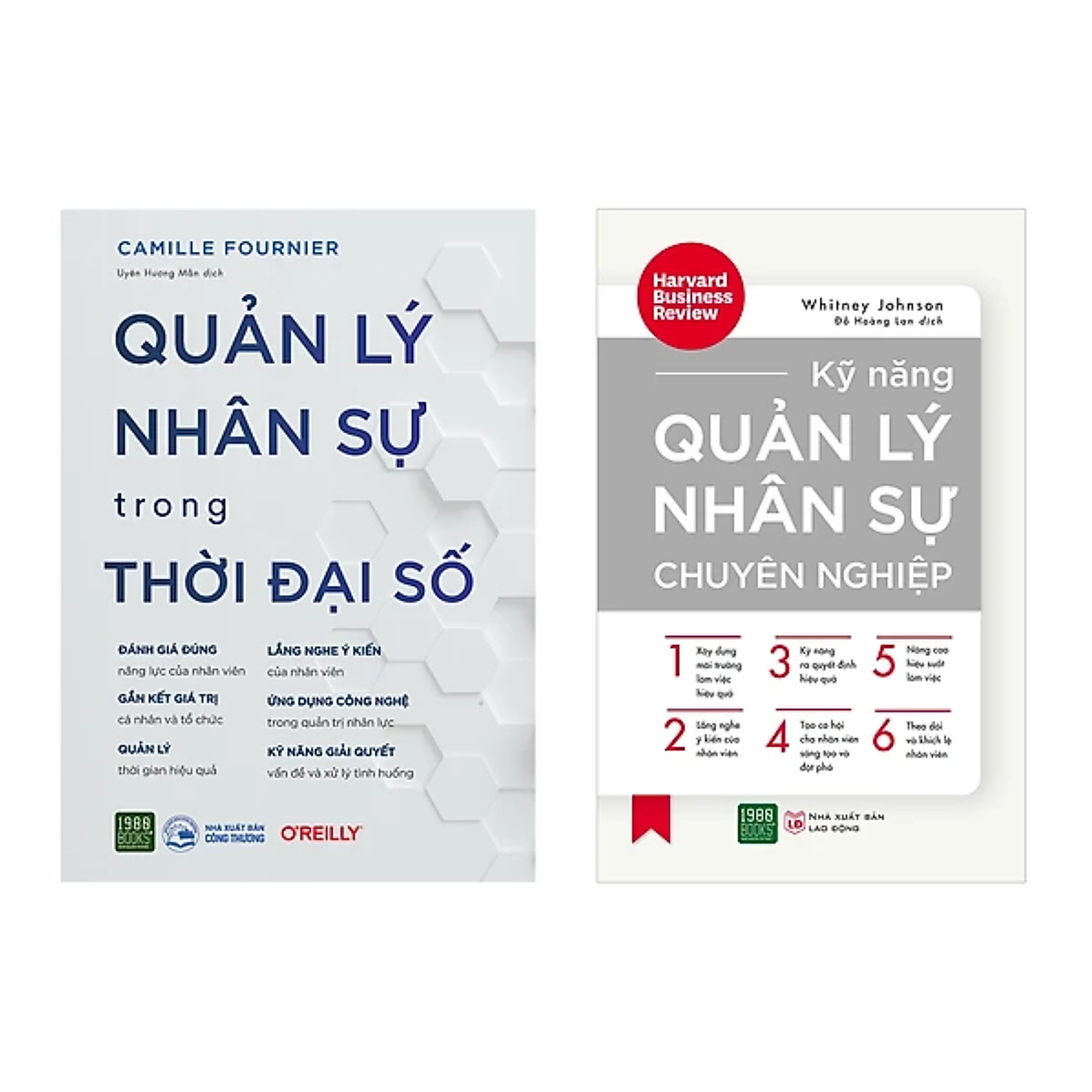 Combo 2 cuốn quản lý nhân sự: quản lý nhân sự trong thời đại số + kỹ năng quản lý nhân sự chuyên nghiệp