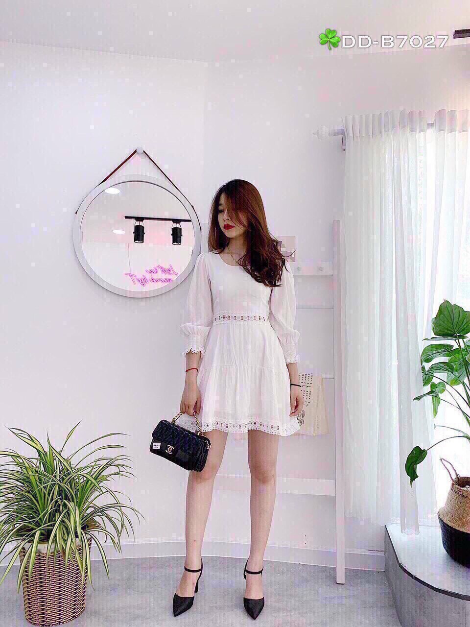 Đầm - Váy Dự Tiệc Chất Kate Tay Phồng - MTB