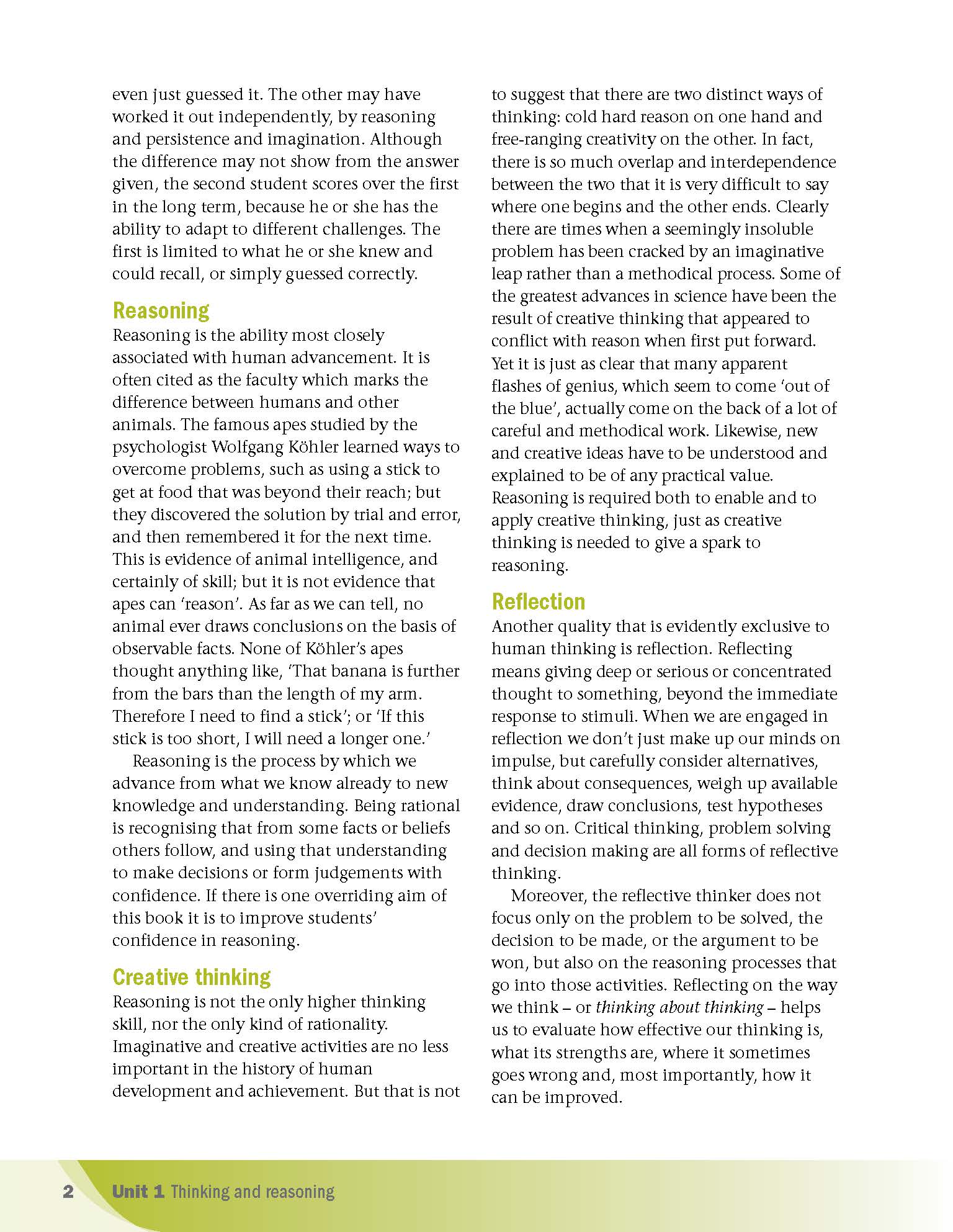 Thinking Skills