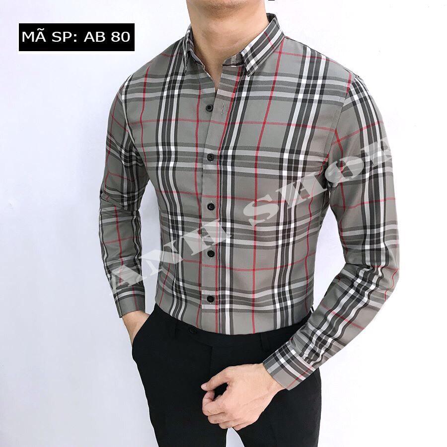 ÁO SƠ MI NAM DÁNG ĐẸP ,KẺ CARO
