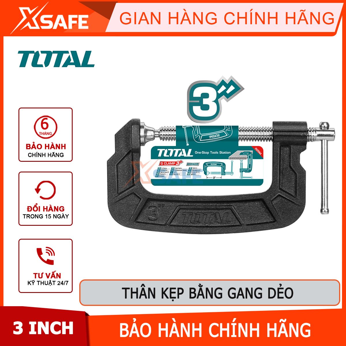 Puller letters C senior multi-purpose total THT13136 3 "clip letter G material cast iron monolithic hard stainless steel bearing 1100kg stone metal wood glass